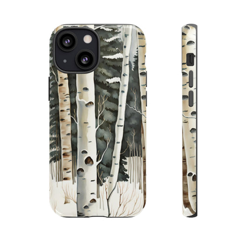 Winter Aspen Trunks - Impact Resistant Phone Case